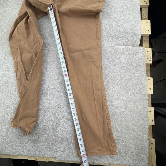 Peter Millar Pants Mens 38 Khaki Tan 5 Pocket Chino Flat Front Golf Casual Twill - Picture 3 of 10